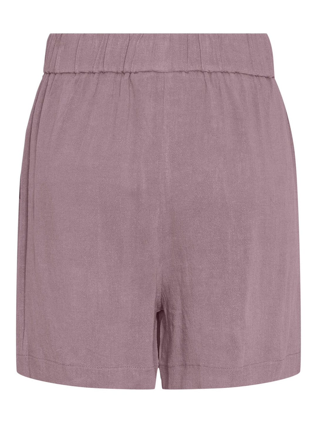 Pieces, Pcvinsty Hw Linen Shorts, Woodrose
