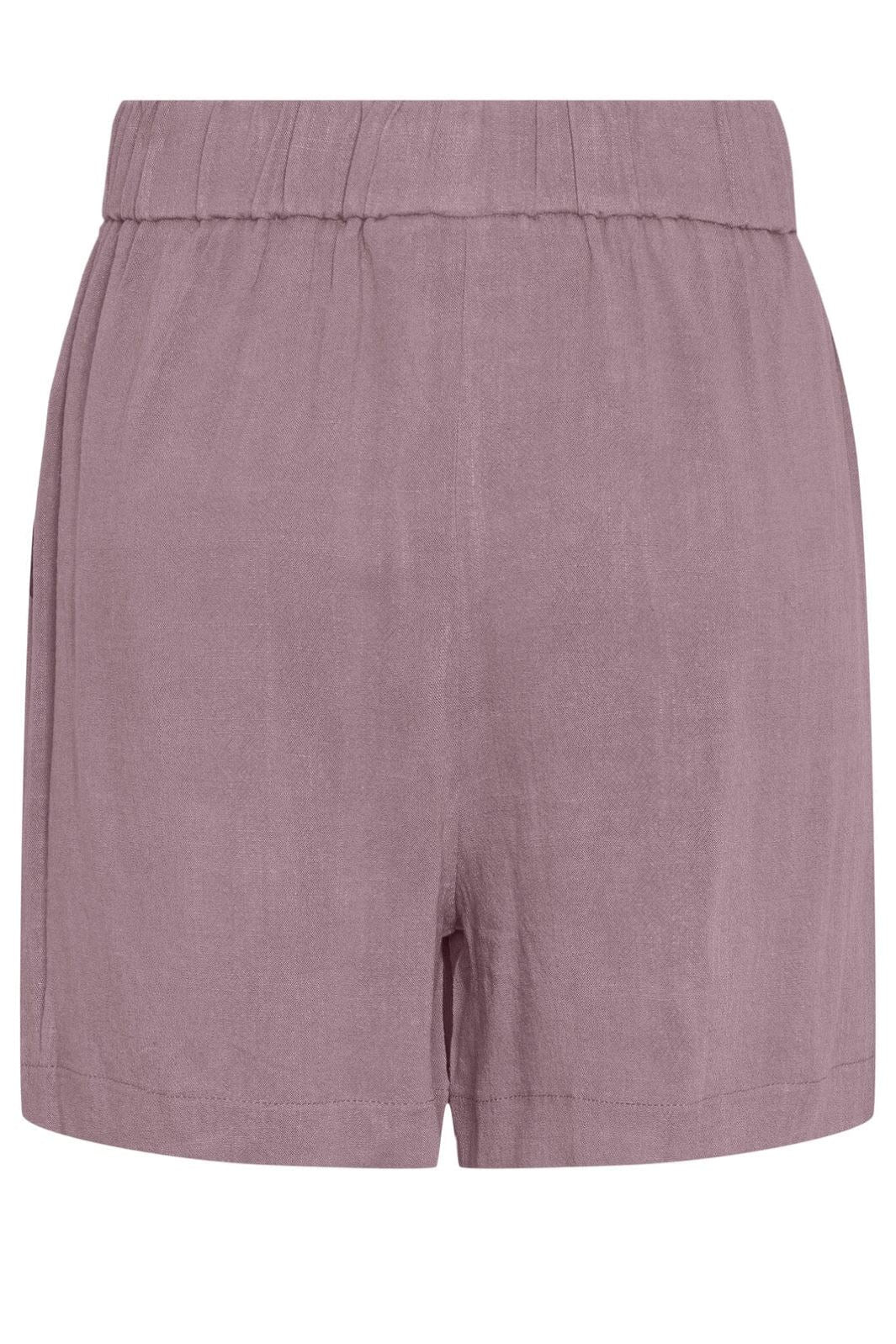 Pieces - Pcvinsty Linen Shorts - 4474944 Woodrose Shorts 