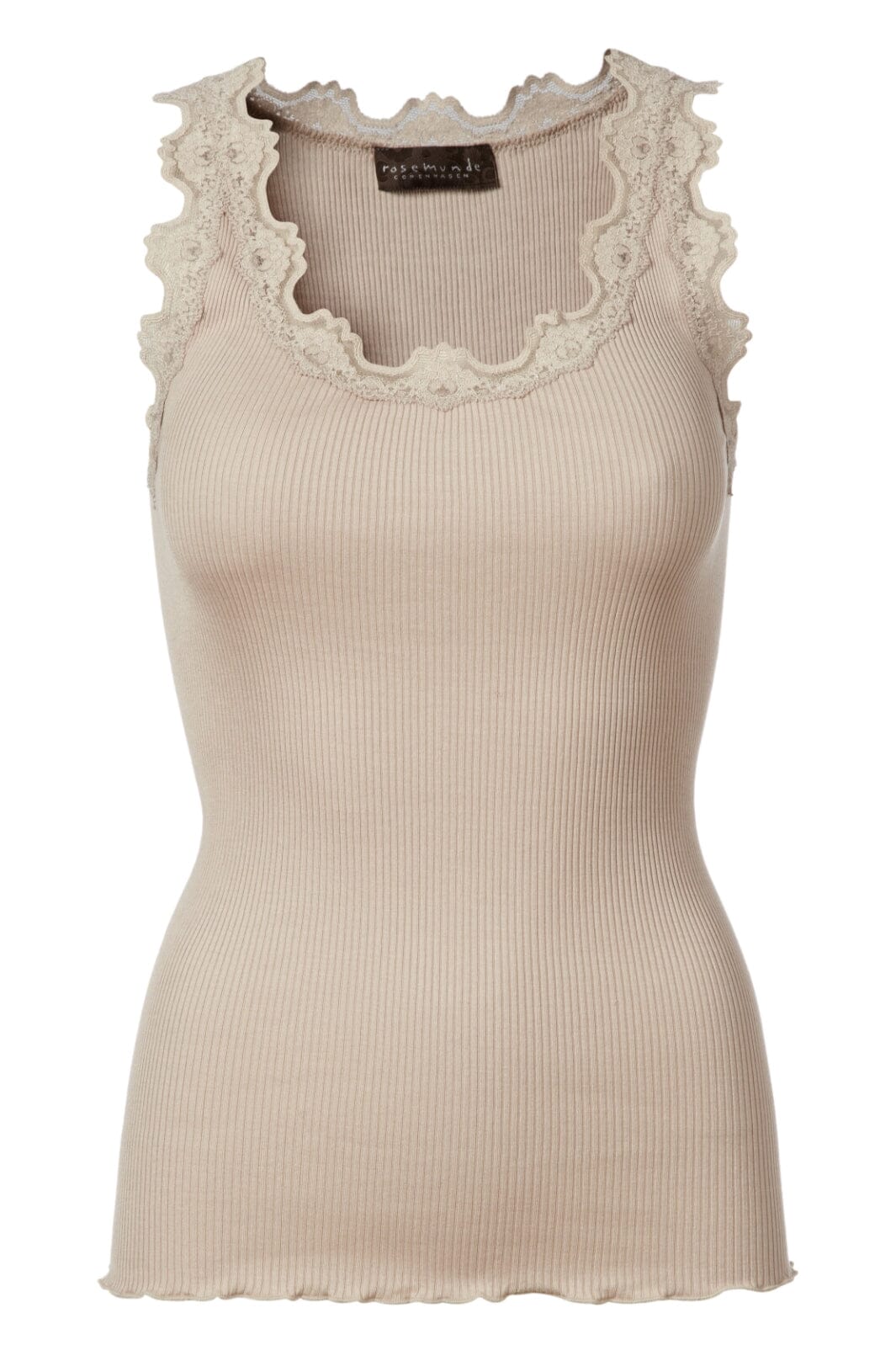 Rosemunde Silk Lace Top Ivory Dot Print 4220 9598 main image 0