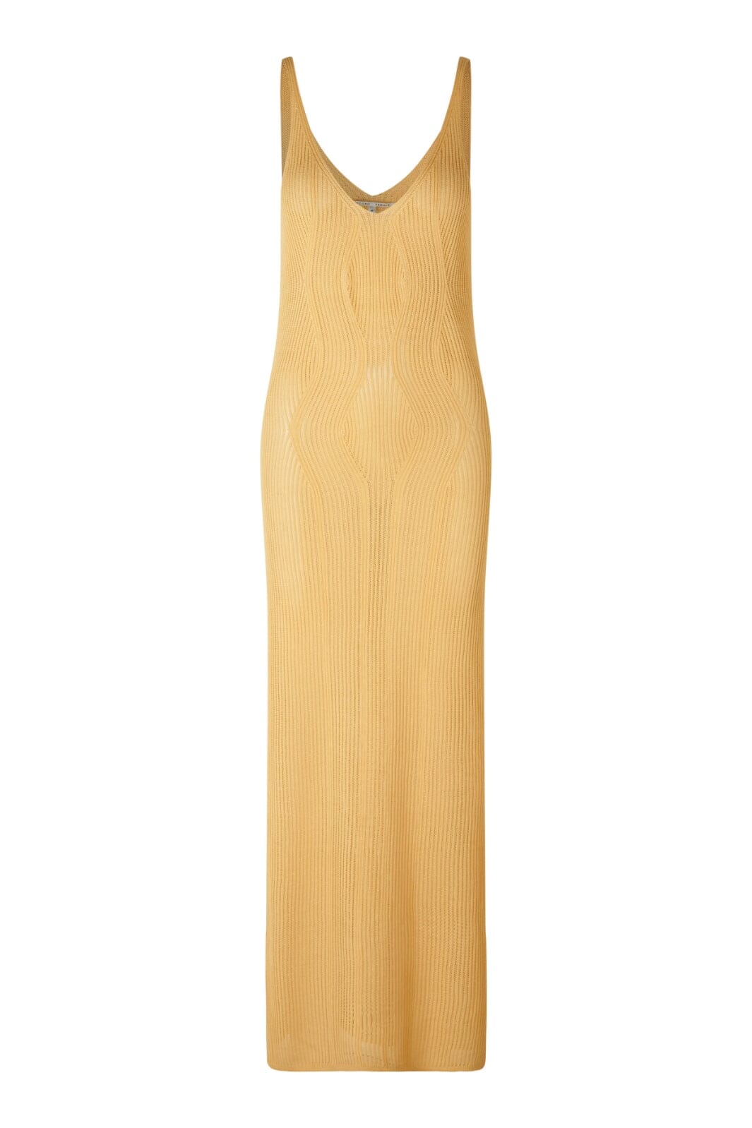 Second Female - Amalfi Knit Strap Dress - Golden Fleece Kjoler