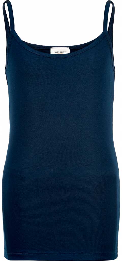 THE NEW - Basic Tank Top Noos Sustainable - Black Iris Toppe