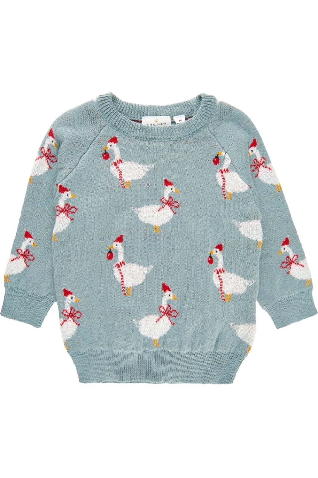 The New Siblings - Tnsholiday Jacquard Goose Pullover - Abyss