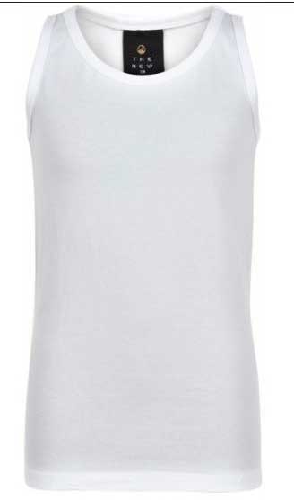 THE NEW - TankTop Boy Noos - Bright White Undertøj