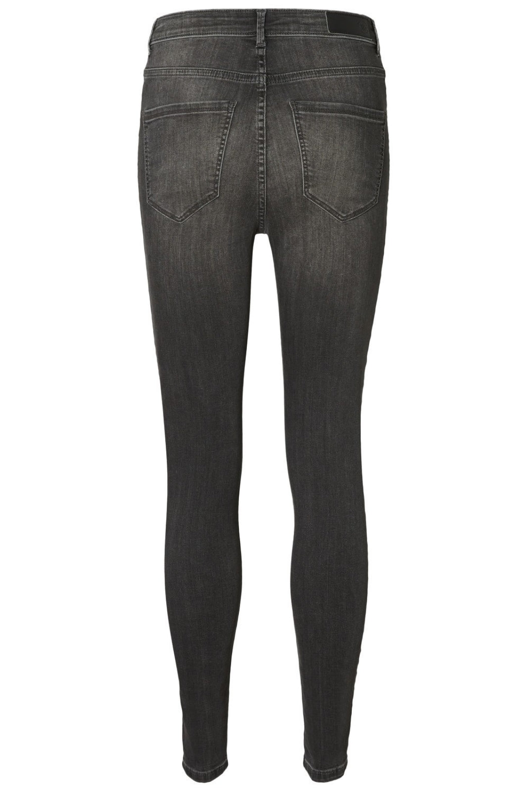 Vero Moda - VmSophia Hr Skinny Jeans Am203 - Dark Grey Denim Bukser 