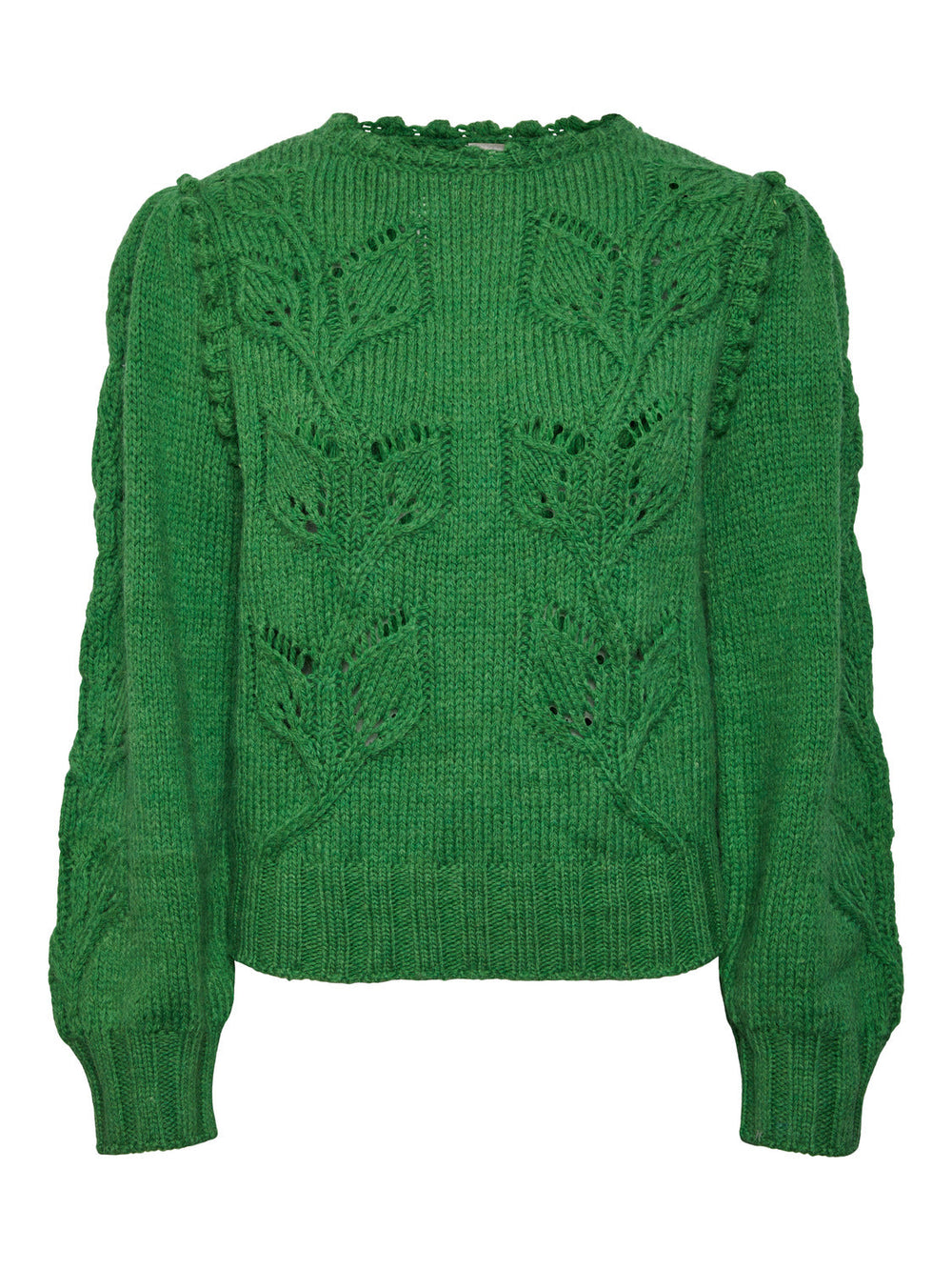 Y.A.S, Yasforest Ls Knit Pullover S., Fern Green