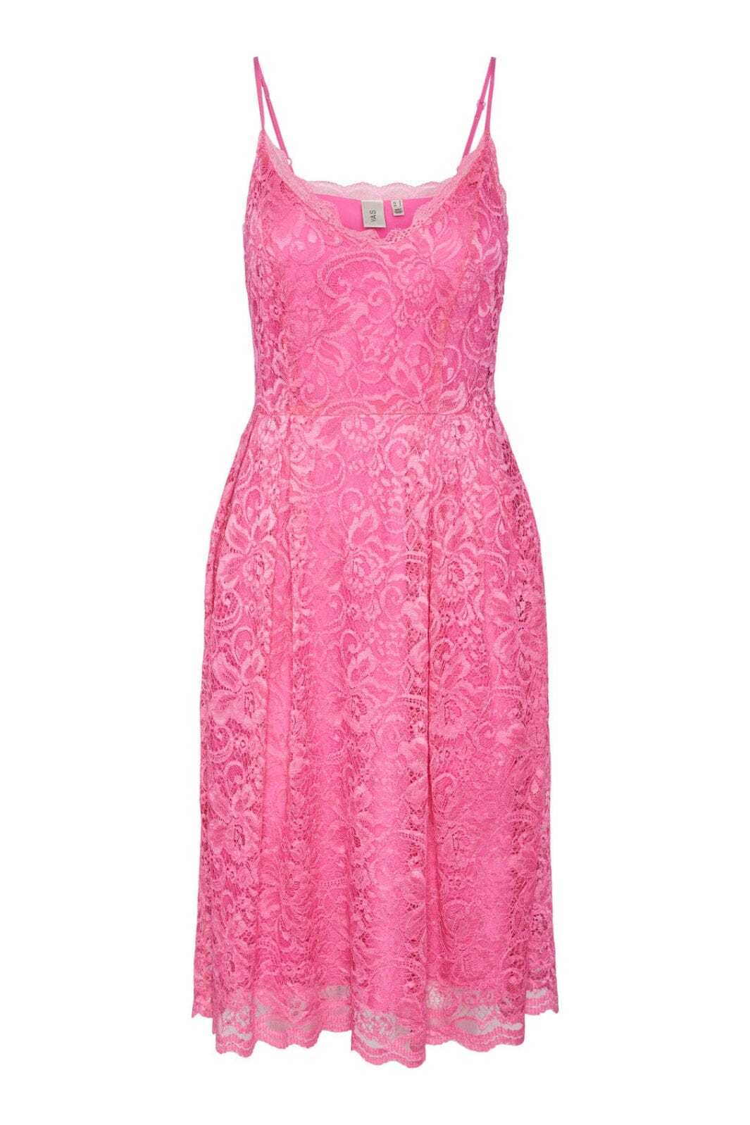 Y.A.S - Yaslucerna Strap Midi Dress Show - Carmine Rose Kjoler