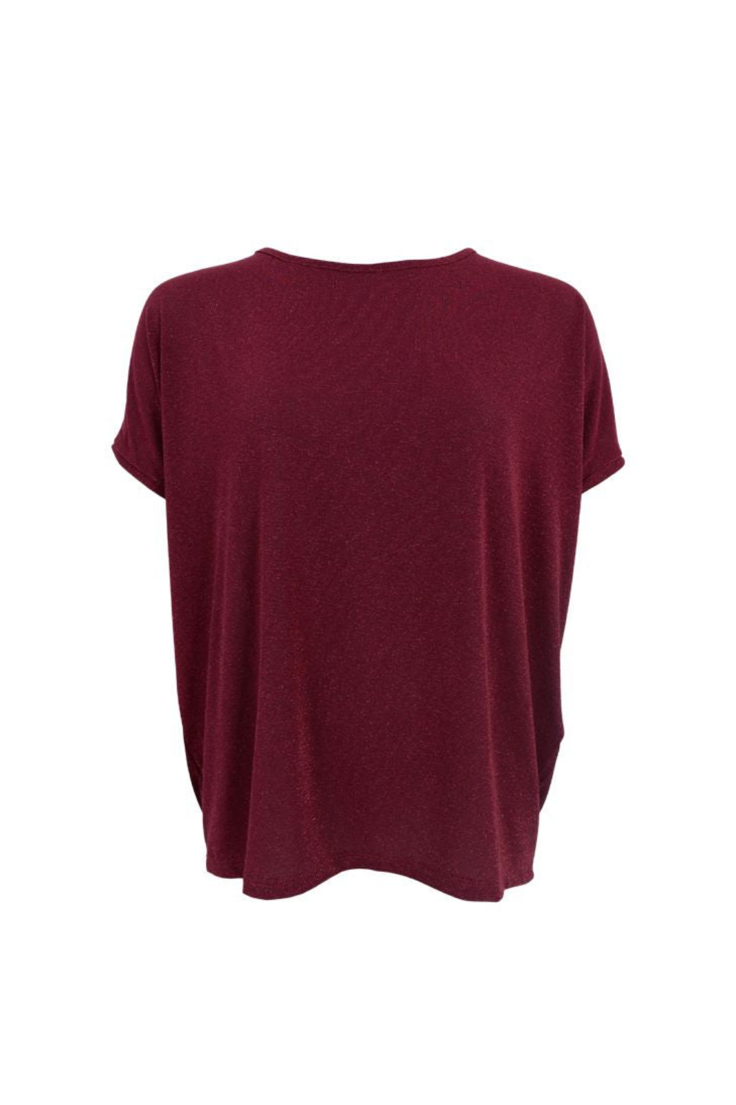 Black Colour - Bcfaye Box Blouse 40291 - Shirts - Plum