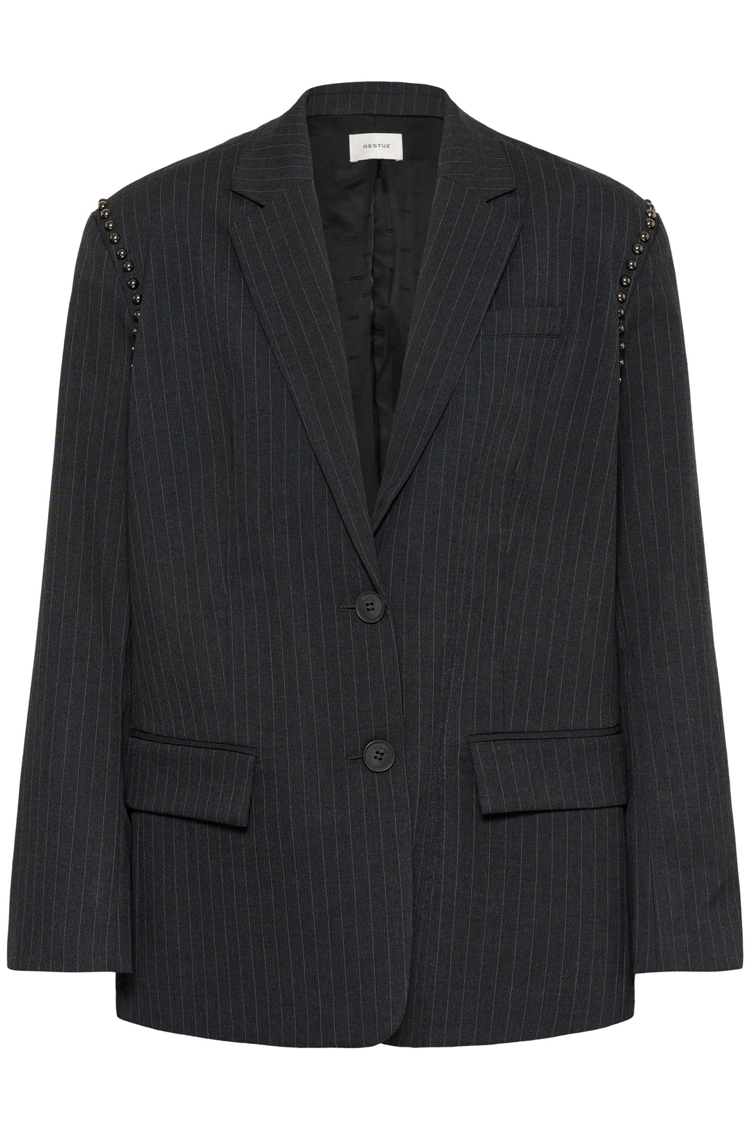 Gestuz - Gzlehela Blazer 10911590 - 1000026 - Dark Grey Pinstripe