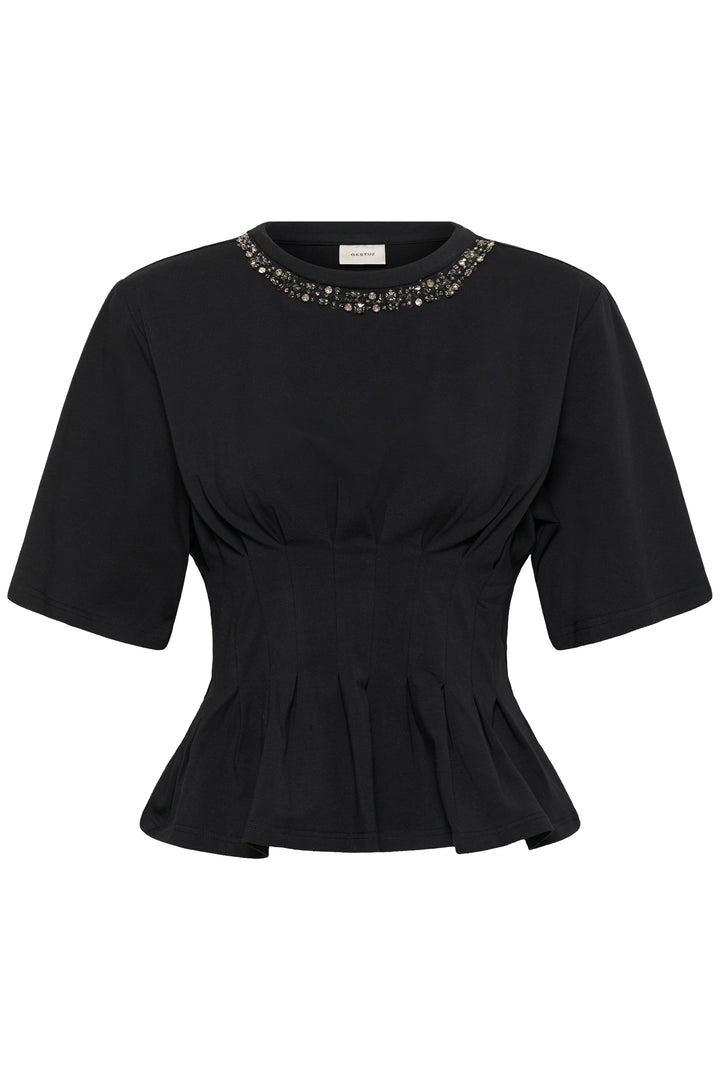 Gestuz - Gzinez Deco Tee 10911653 - 100017 - Black