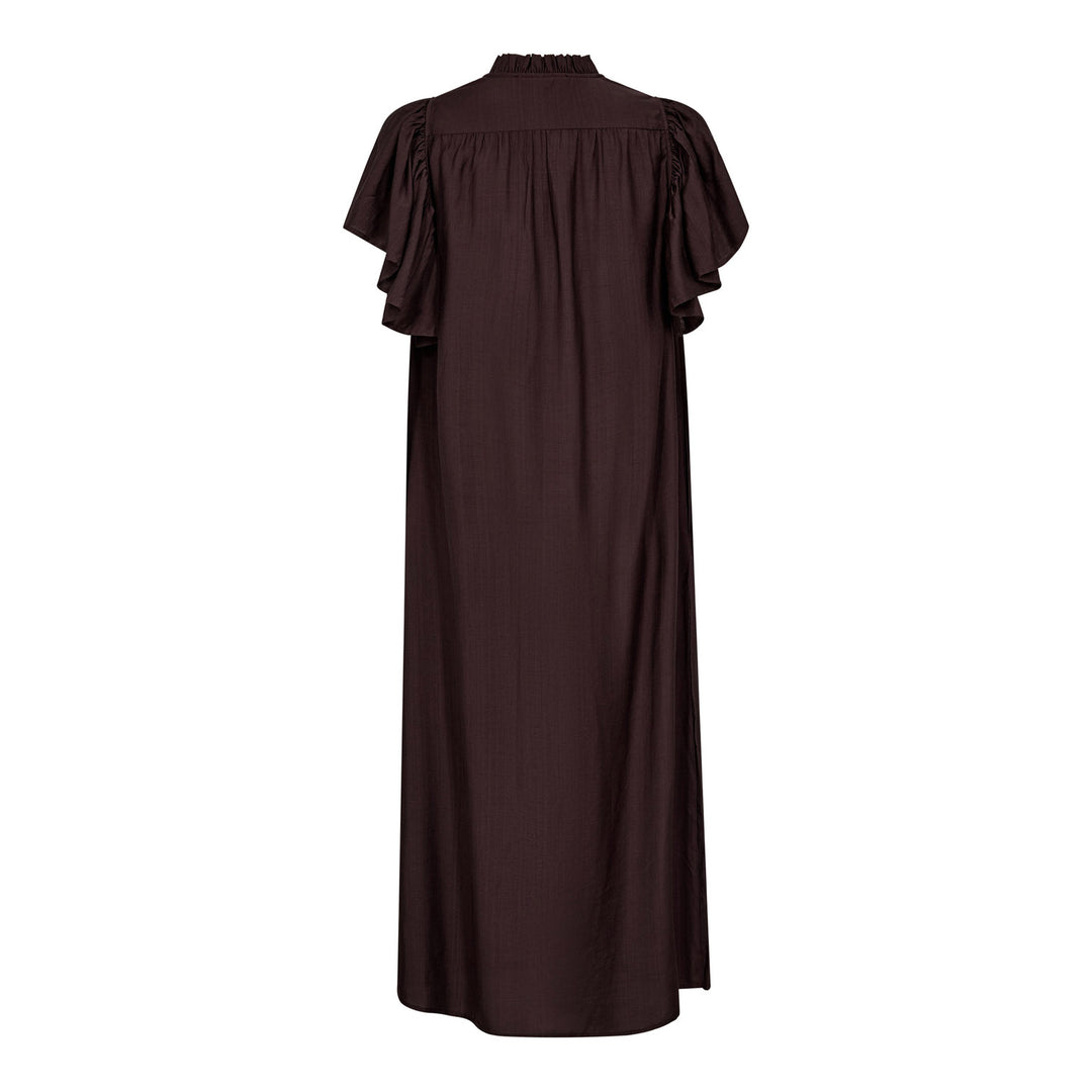 Co´Couture - Heracc Ss Frill Dress 36421 - 83 - Mocca