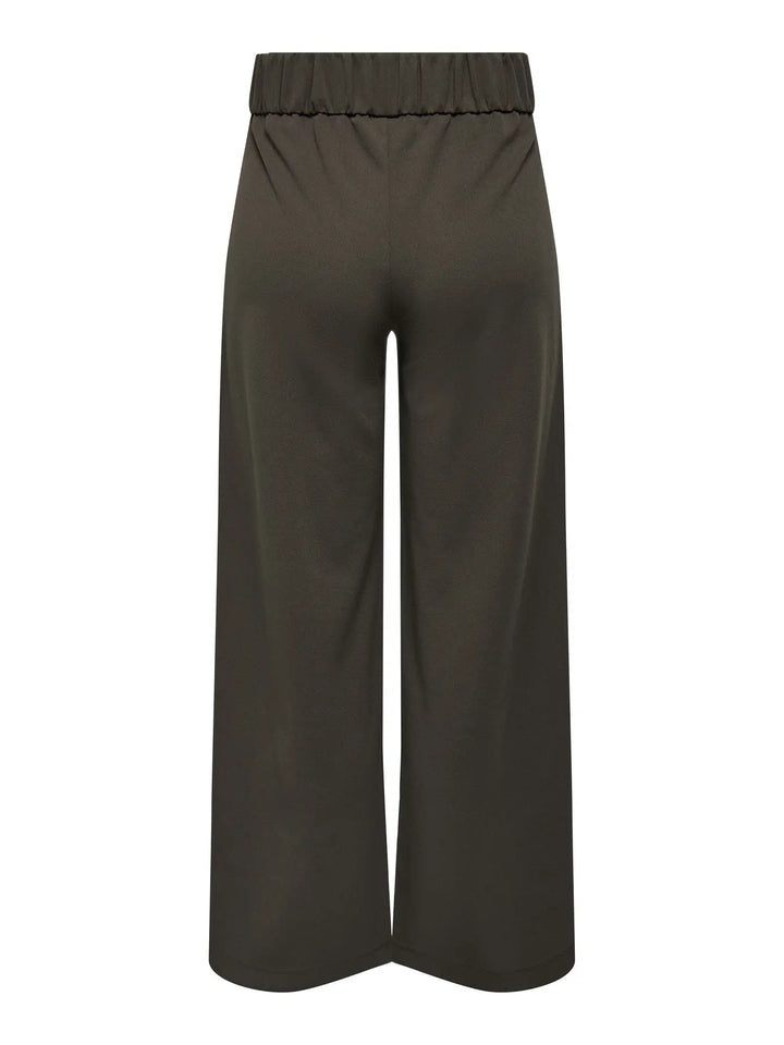 JDY - Jdygeggo Life New Long Pant - 4071962 Chocolate Brown Black Buttons