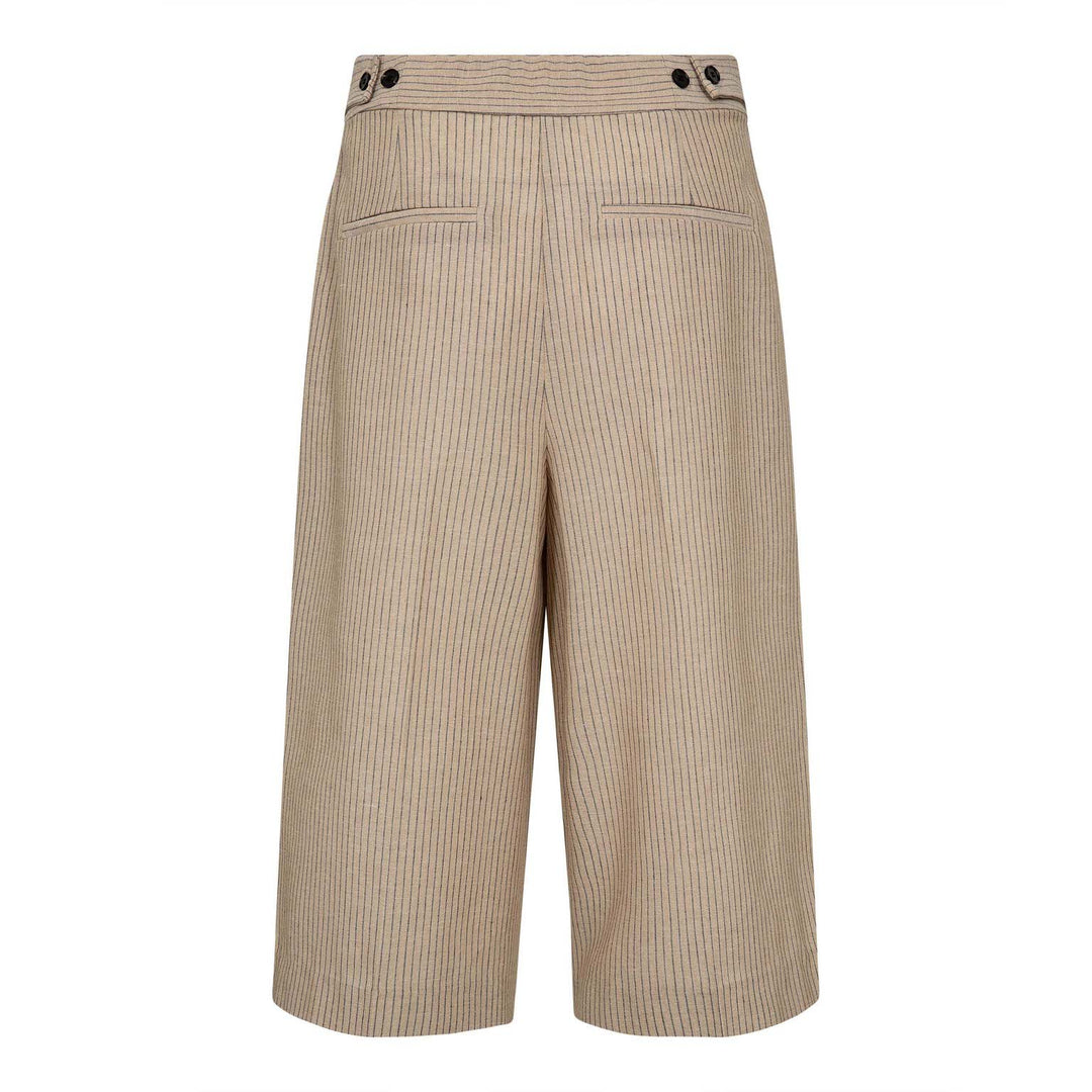 Co´Couture - Nadinecc Pleat Bermuda 41169 - 320 - Bisquit