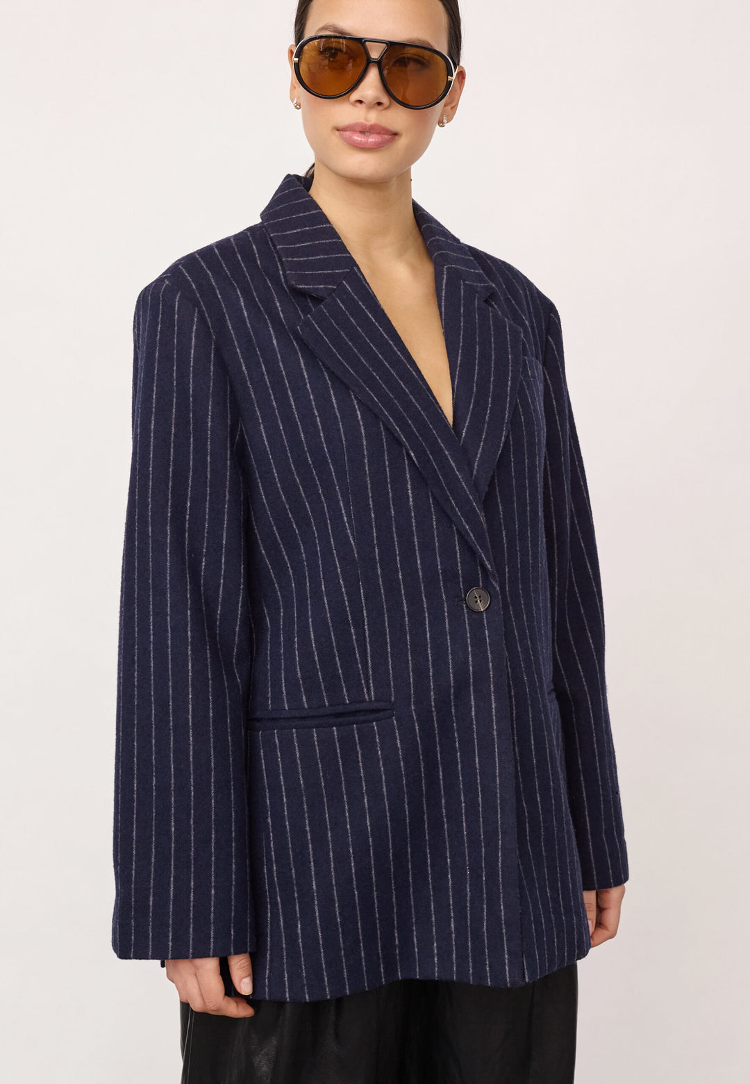 Co´Couture - Naidacc Pin Power Blazer 500133 - 40007 - Navy