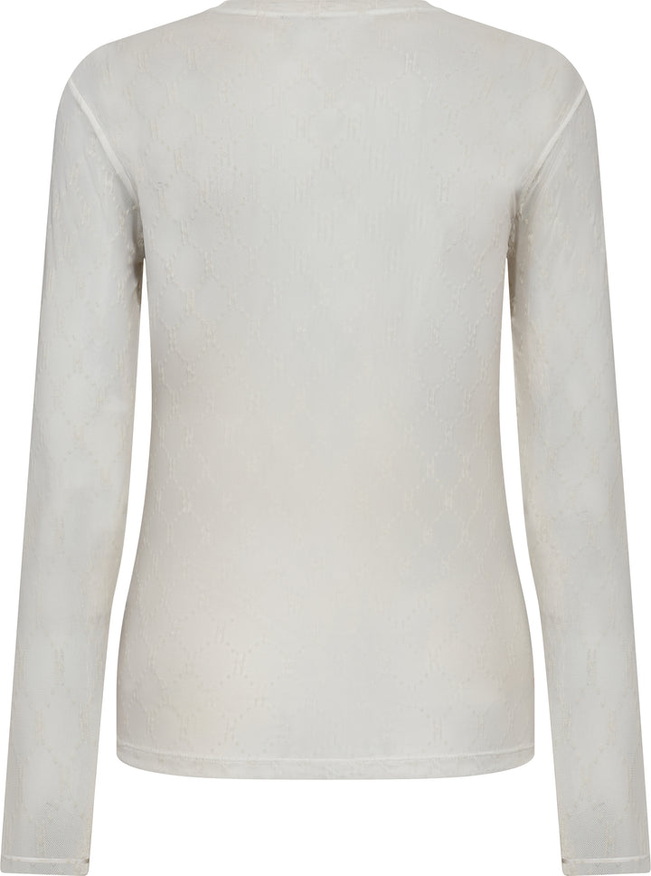 Hype The Detail - Mesh Blouse 300-1400 - 1 - Hvid