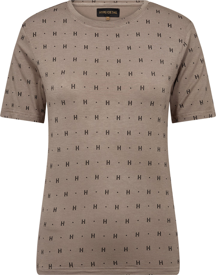 Hype The Detail - Htd Tee S/S Cashmere-Blend 650-2 - 4 - Sand