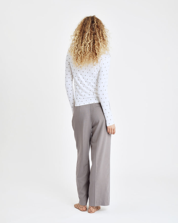 Hype The Detail - Htd Tee L/S Cashmere-Blend 650-14 - 1 - Hvid