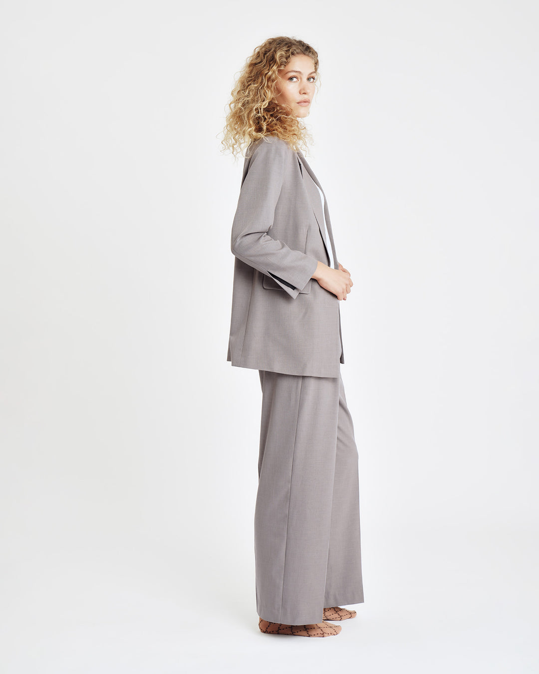 Hype The Detail - Relaxed Blazer 740-60 - 4 - Sand