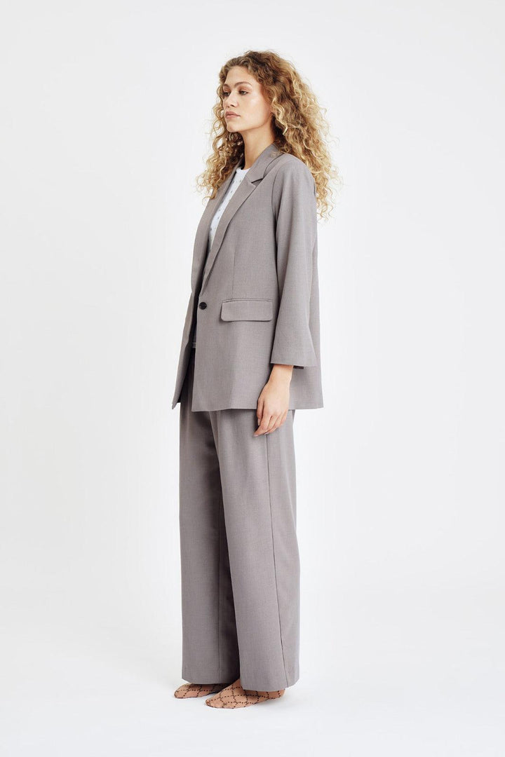 Hype The Detail - Relaxed Blazer 740-60 - 4 - Sand