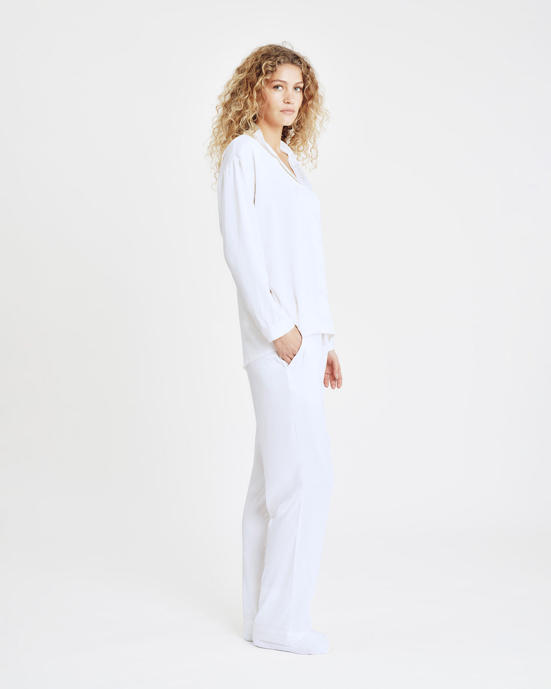 Hype The Detail - Satin Pyjamas 800-43 - 80 - Ivory
