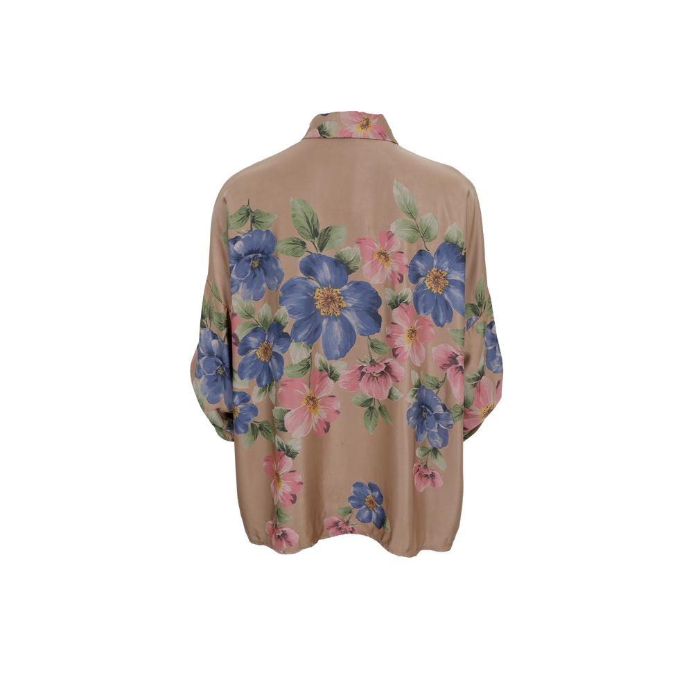 Black Colour - Bcemme Flower Shirt 40951 - Frappe