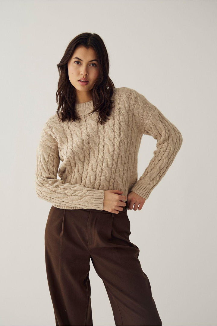 Noella - N-Morgana Knit 16820001 - 1526 - Beige Melange