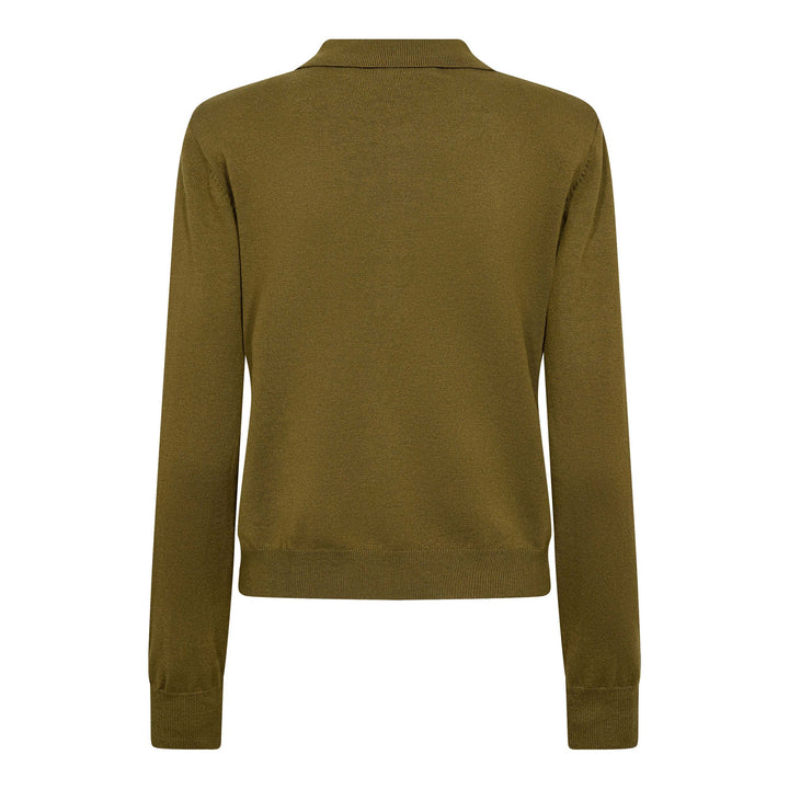 Co´Couture - Corycc Padded Polo Knit 500212 - 60007 - Fern Green