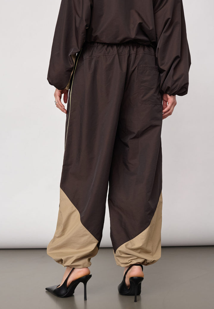 Co´Couture - Aloracc Block Pant 500847 - 20003 - Dark Brown