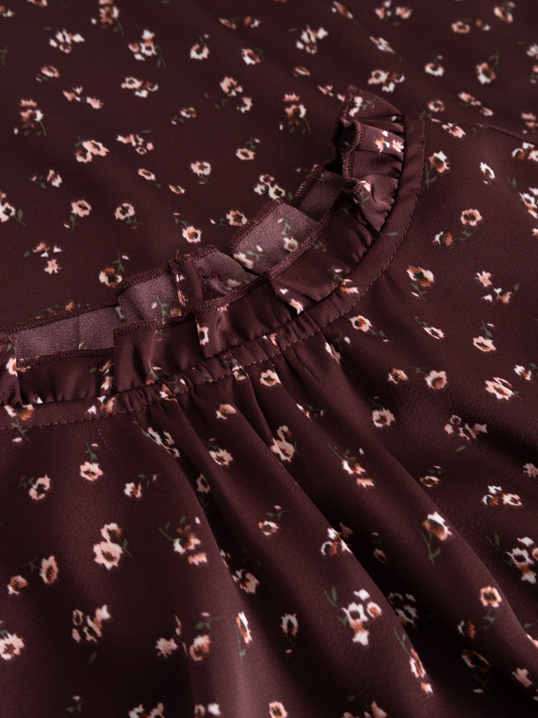 Noella - N-Ruth Dress 15900001 - 1472 - Dwyn Burgundy Print