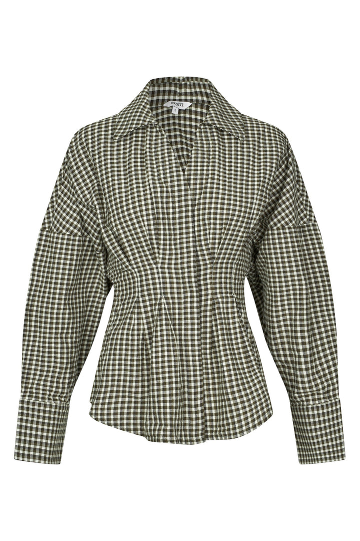MbyM - Isidor-M 65581221 - Z19 - Smoked Olive Check