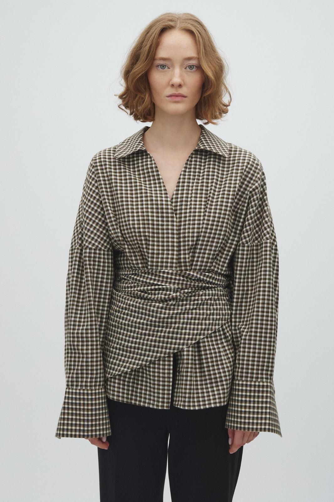 MbyM - Isidor-M 65581221 - Z19 - Smoked Olive Check