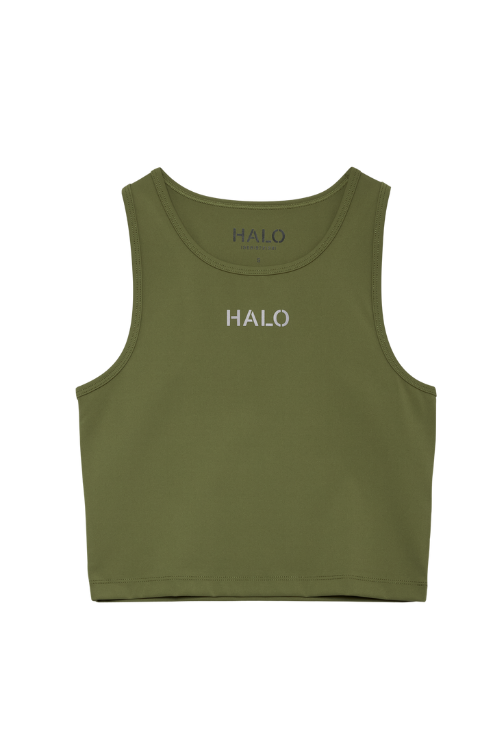Halo - Women Training Top 610507 - 6096 - Olive Drab