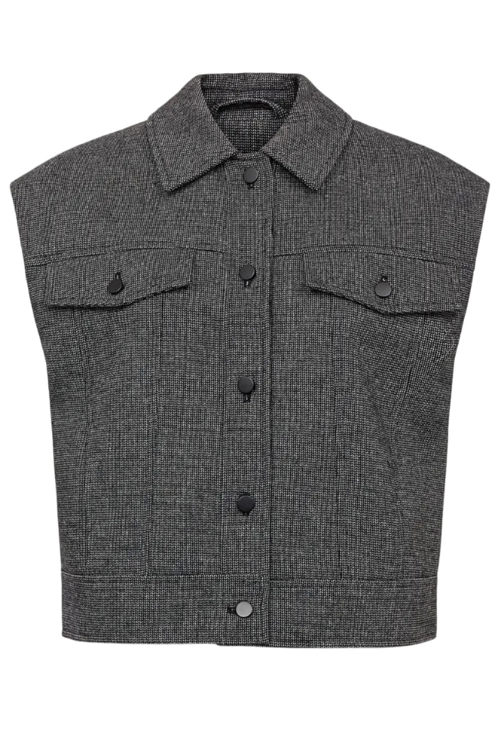 Nümph - Nuroki Vest  707477 - Dark Grey Melange