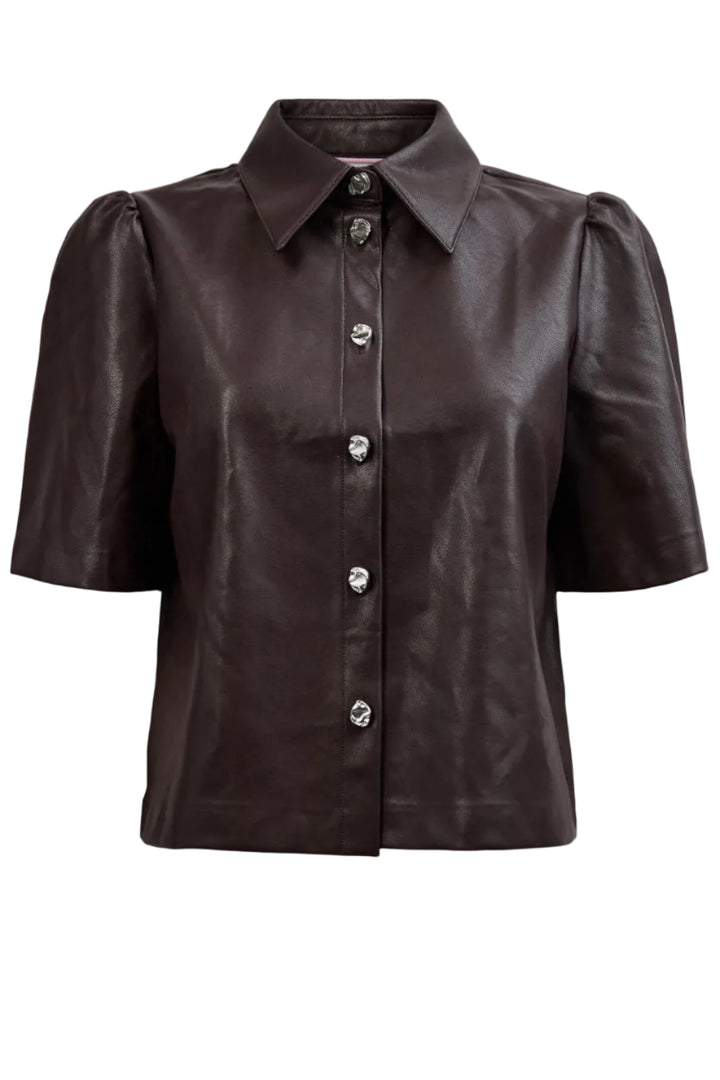 Nümph - Nucilli Pu Shirt  707561 - Chocolate Plum