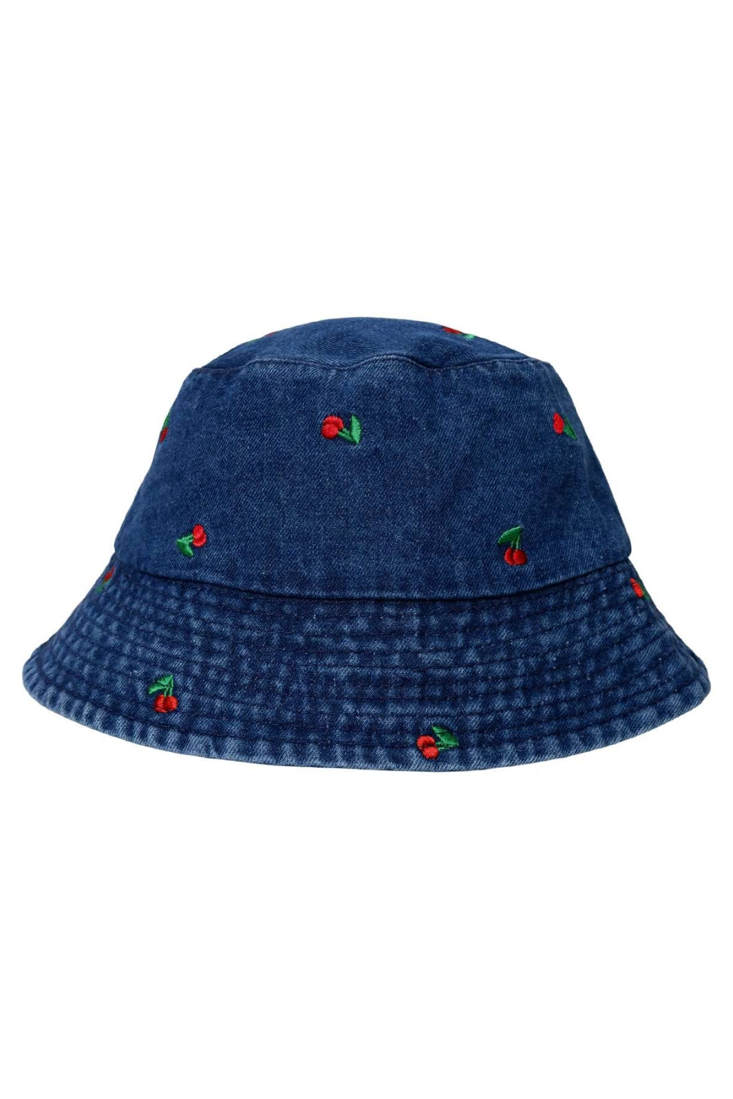 Black Colour - Bcmaluca Denim Bucket Hat 8012 - Dk. Blue Denim/Cherry