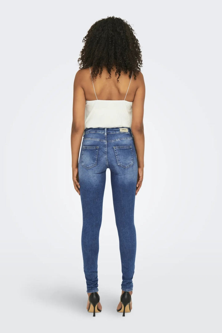 Only - Onlblush Mid Skinny Rea12187 - 3571094 Medium Blue Denim
