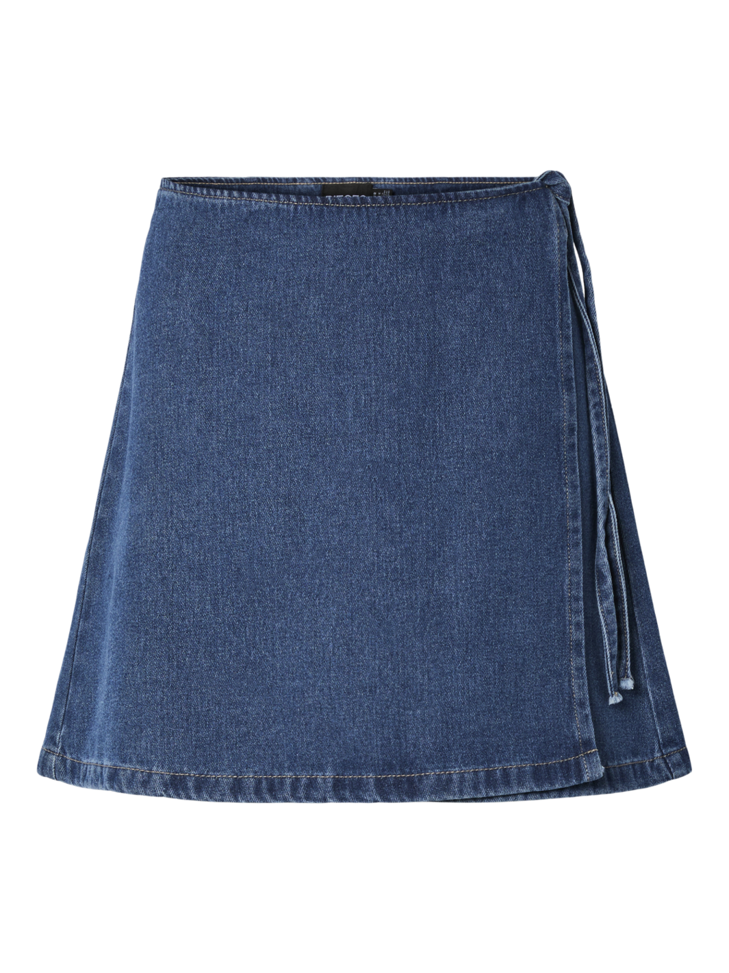 Pieces - Pcfibbo Wrap Denim Skirt Pwp - 4795052 Medium Blue Denim