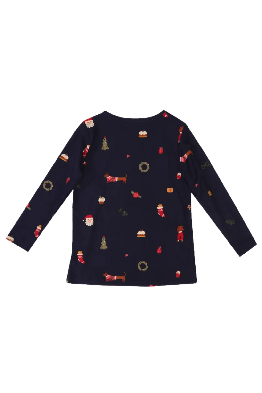Liberte Ami - Alma-Ls-Tshirt-Kids 9659 - Dog Navy