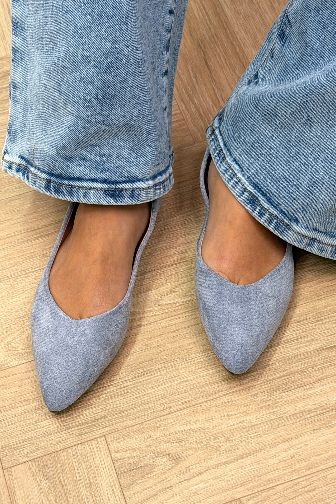 Bloom - Cornflower Ballet Flats - Blue