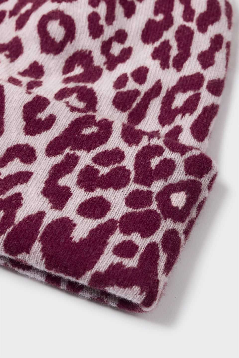 Lala Berlin - Lbbeanie Bina 10020107 - Burgundy Leo