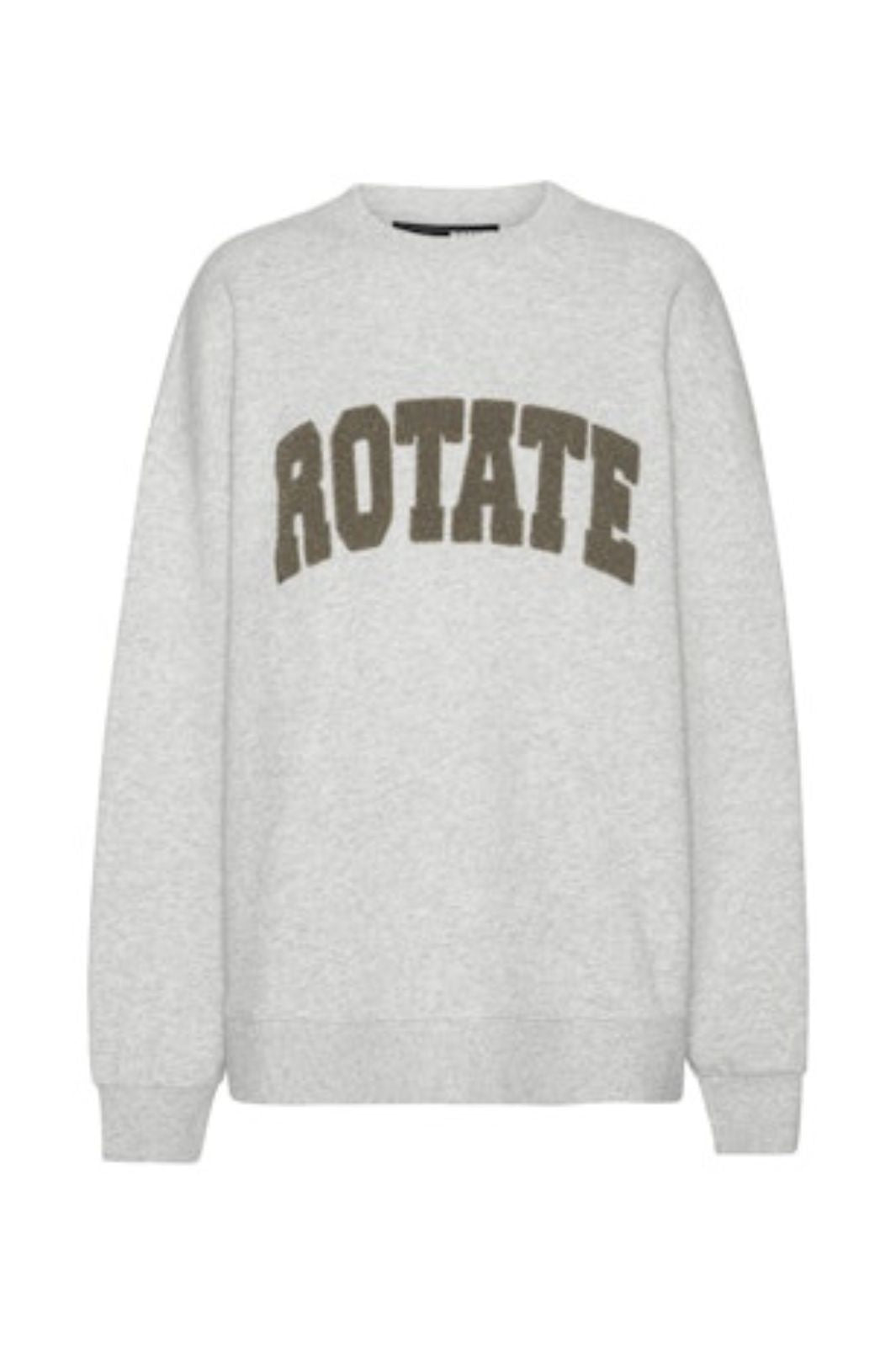 Rotate - Heavy Sweat Crewneck 1158341473 - 1473 Light Grey Melange