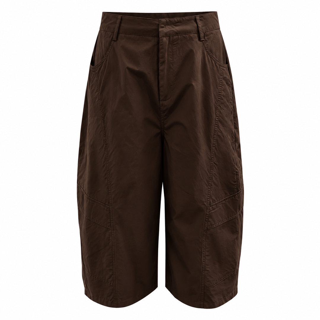 Dear Molly - Cargo Long Shorts  Ch172015b  - Dark Brown