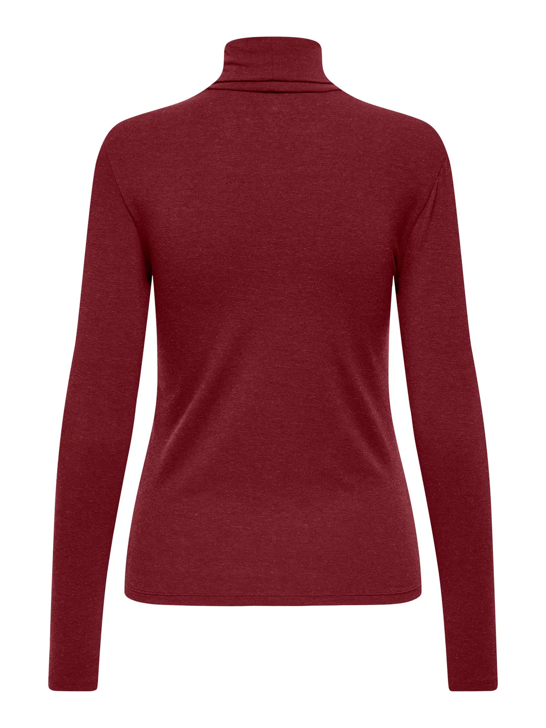 Only - Onlsia L/S Roll Neck Top Box - 4891631 Black Coffee Melange