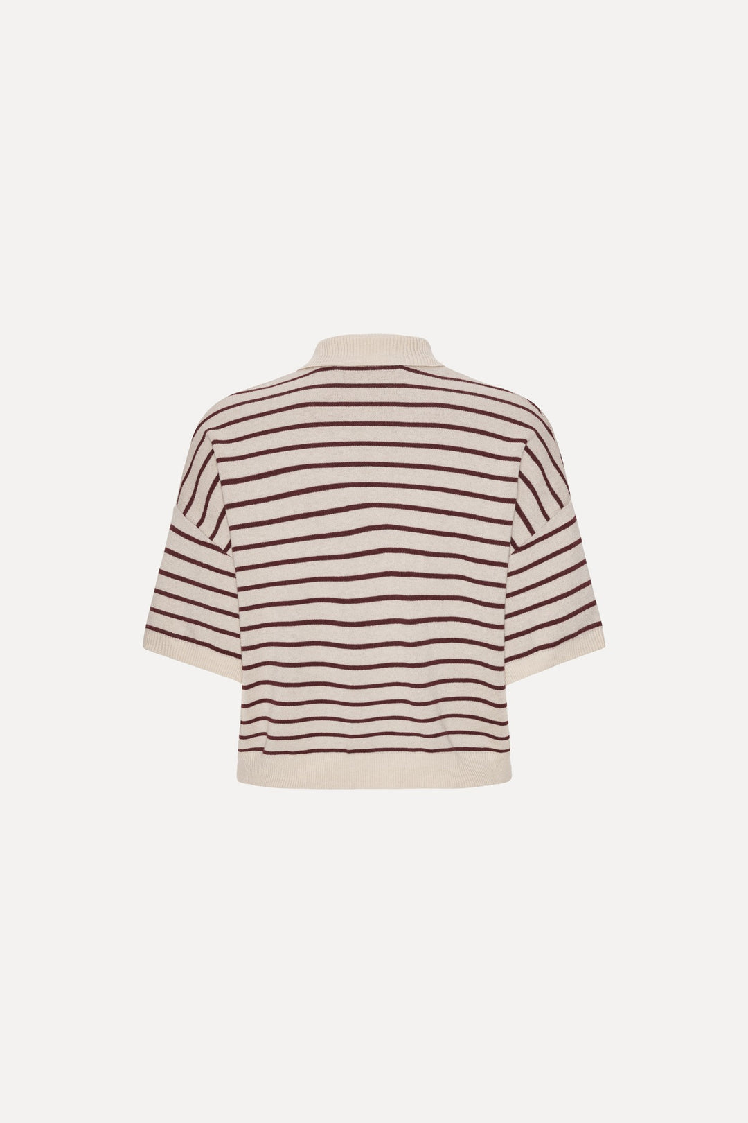 Rotate - Slinky Knit Polo 1143041764 - 1764 Oatmeal Comb.