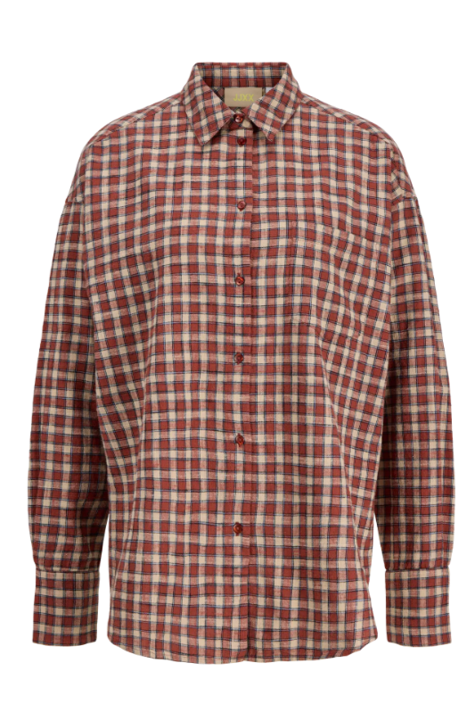 Jjxx - Jxjamie Flannel Detail Shirt - 5031556 Picante Checks