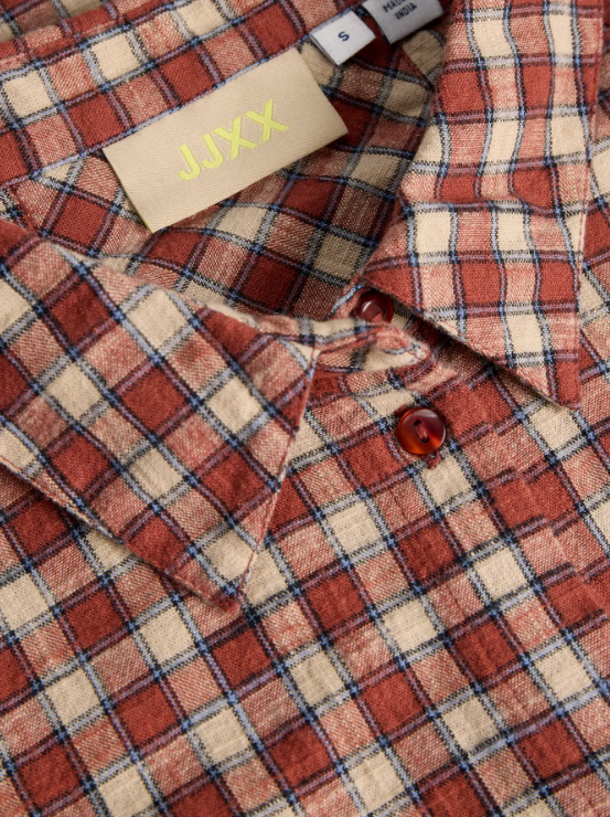 Jjxx - Jxjamie Flannel Detail Shirt - 5031556 Picante Checks
