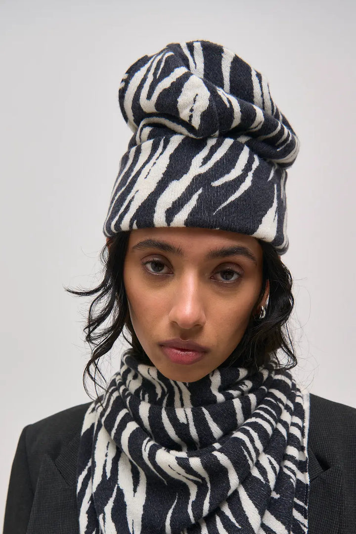Lala Berlin - Lbbeanie Bina 10020106 - Black Tiger