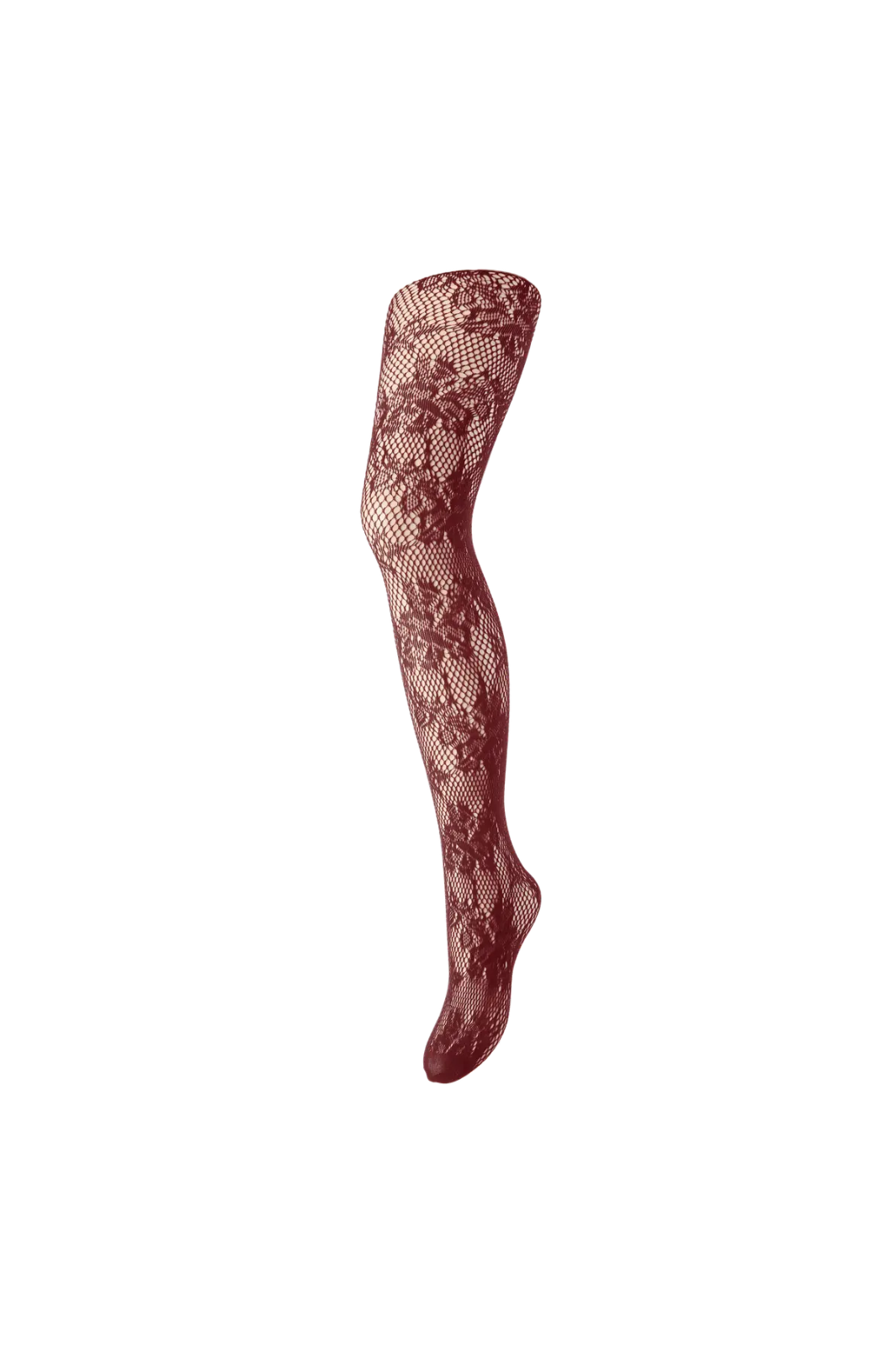 Pieces - Pcrane Jacquard Tights - 4880129 Tawny Port