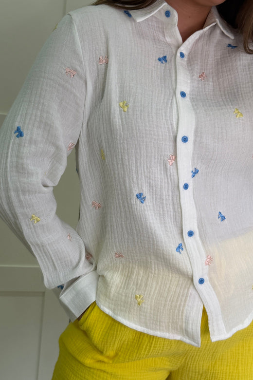 A-bee - Alba Skjorte - White Skjorter 