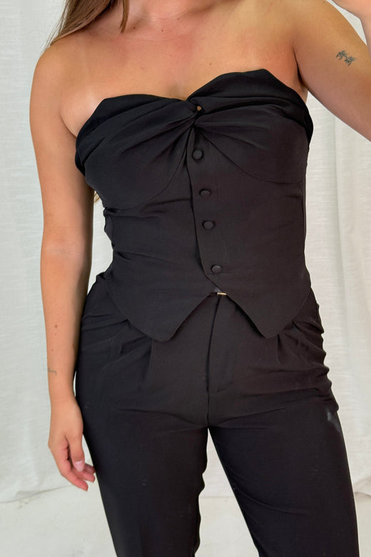 A-bee - Anine Top - Black Toppe 