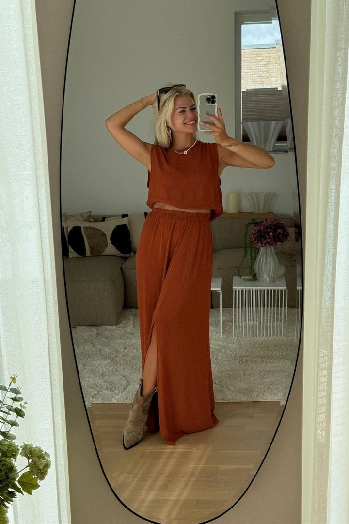 A-bee - Ava Top - Rust Toppe 